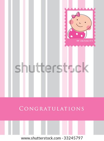 Congratulations Baby Girl Card Message