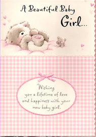 Congratulations Baby Girl Card Message