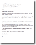 Consulting Cover Letter Example