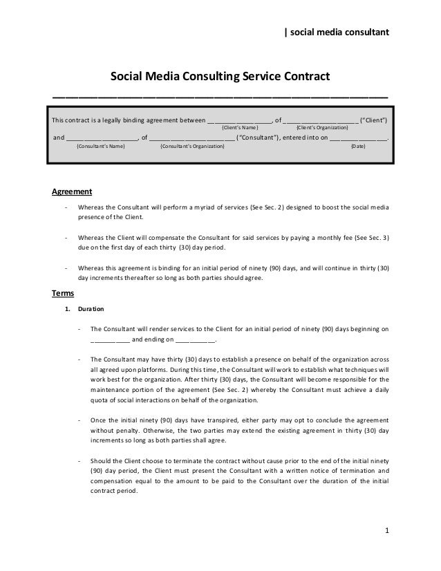 Consulting Services Agreement Sample