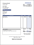 Consulting Services Invoice Template