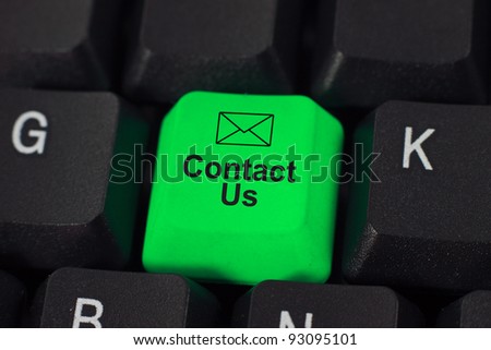 Contact Us Button Black