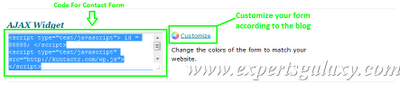 Contact Us Form Html Code For Blogger
