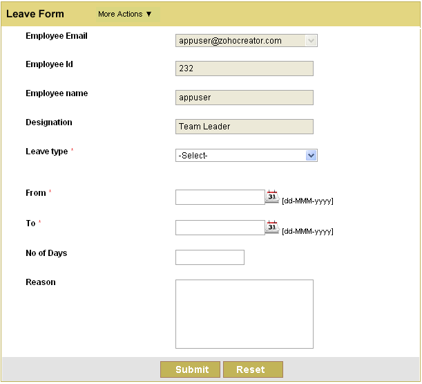 Contact Us Form Html Code Generator