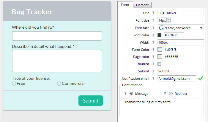 Contact Us Form Html Generator