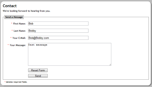 Contact Us Form In Php With Validation