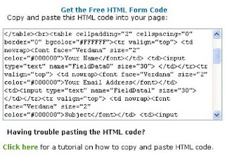 Contact Us Page In Html