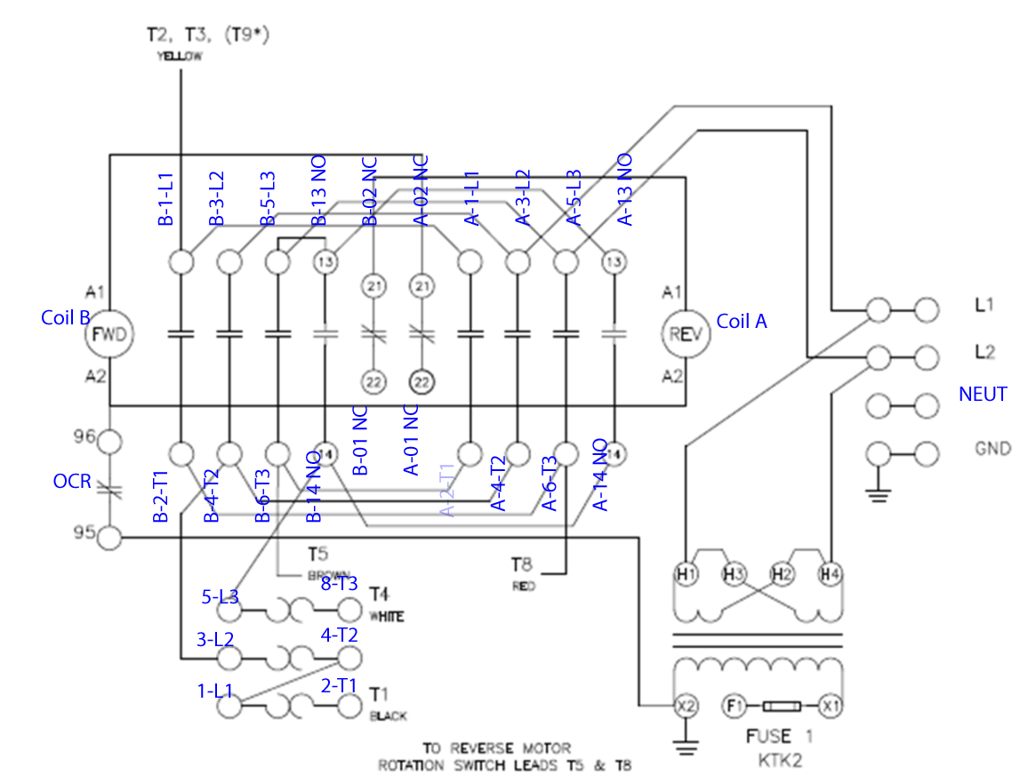 Contactor Wiring Connections