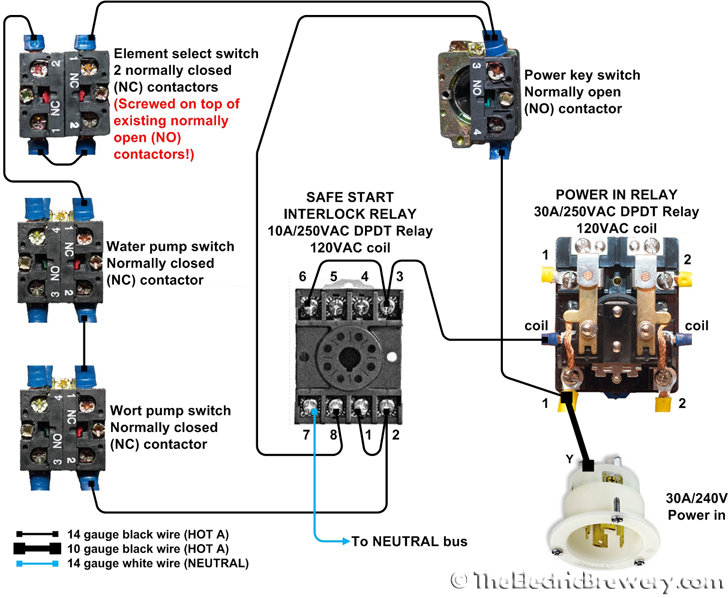 Contactor Wiring Connections