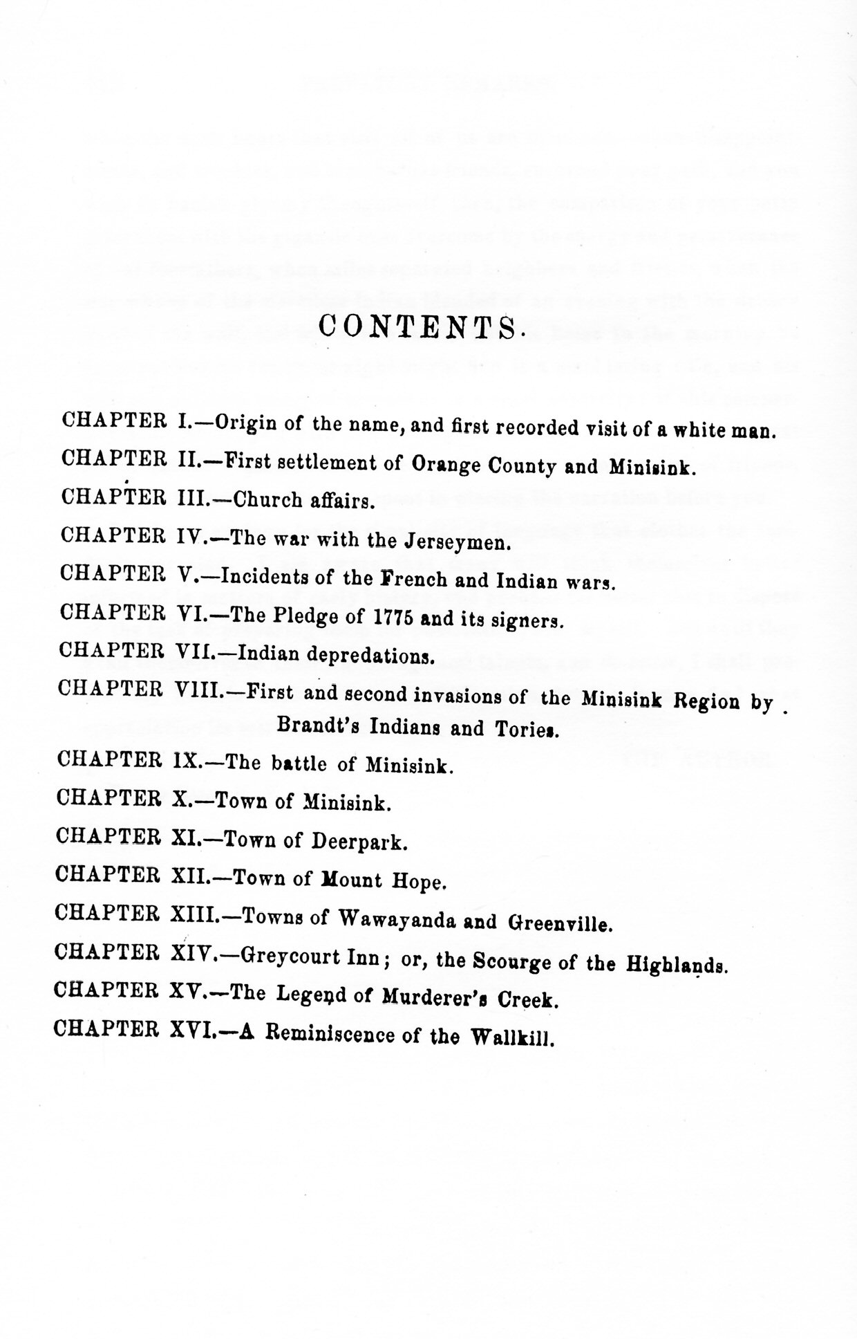 Contents Page Example