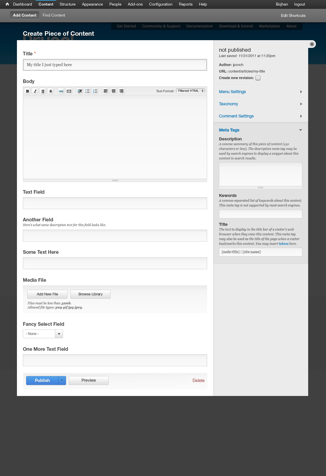 Contents Page Layout Word