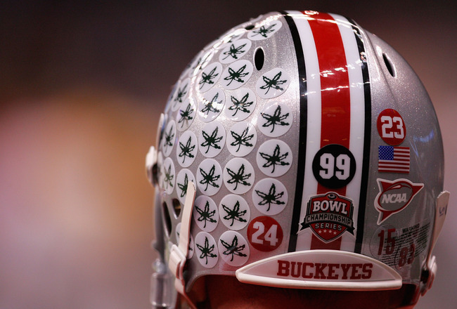 Cool College Football Helmets