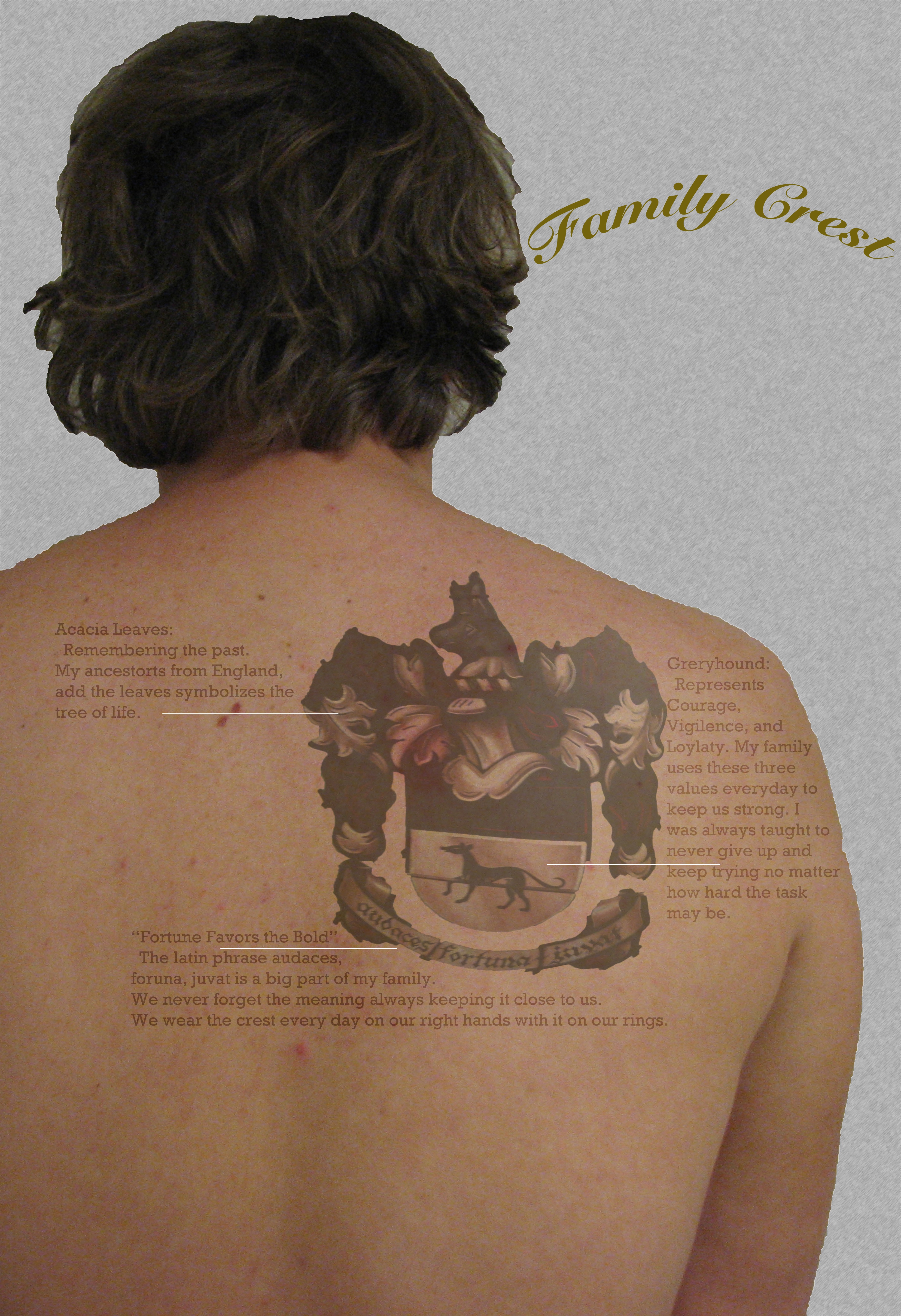 Cool Family Crest Tattoos