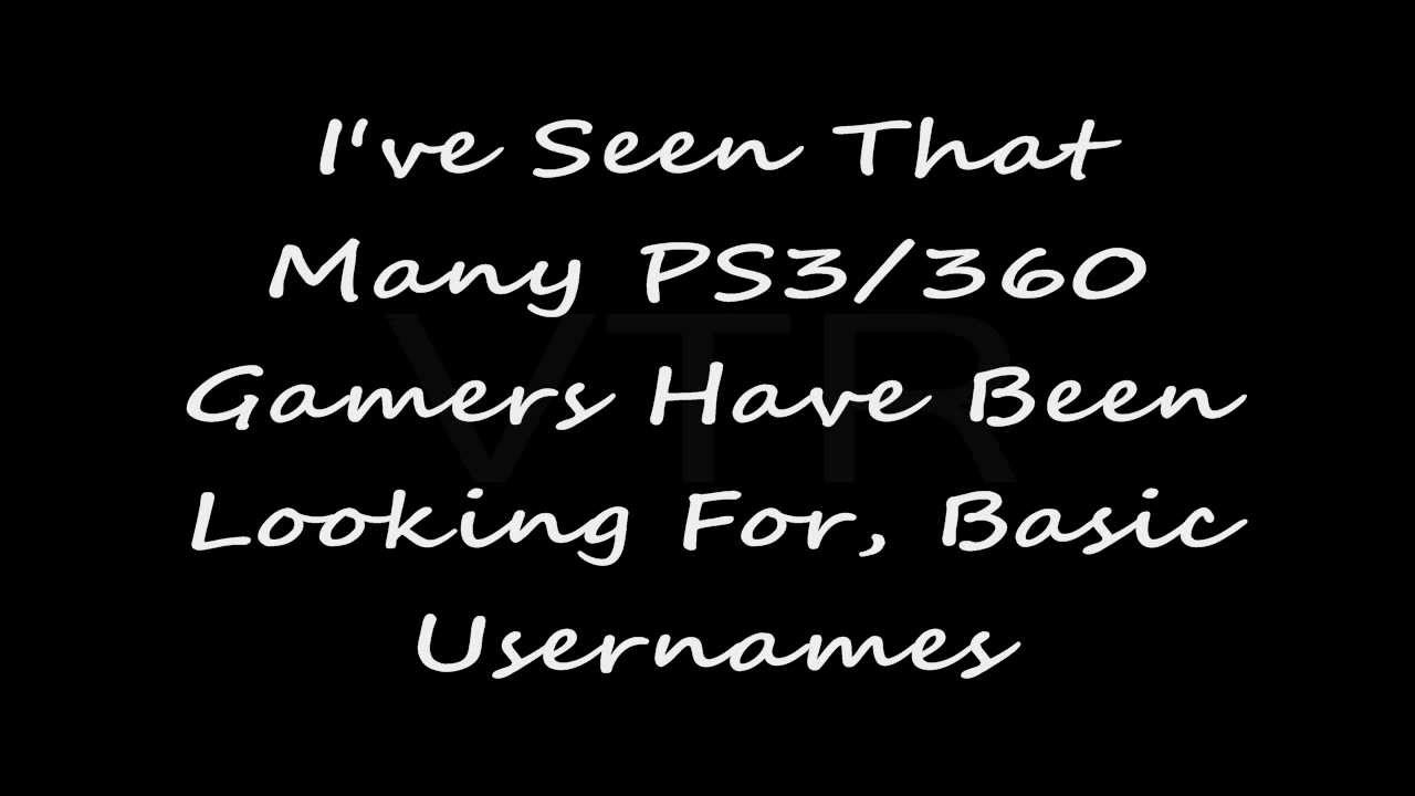 Cool Youtube Username Ideas