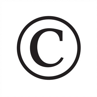 Copyright Logo White