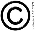 Copyright Symbol Vector