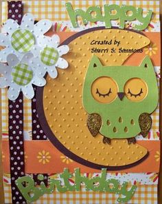 Create A Critter Owl Card