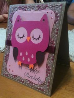 Create A Critter Owl Card