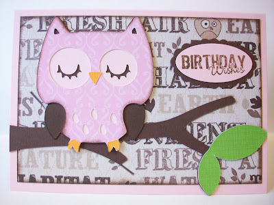 Create A Critter Owl Card