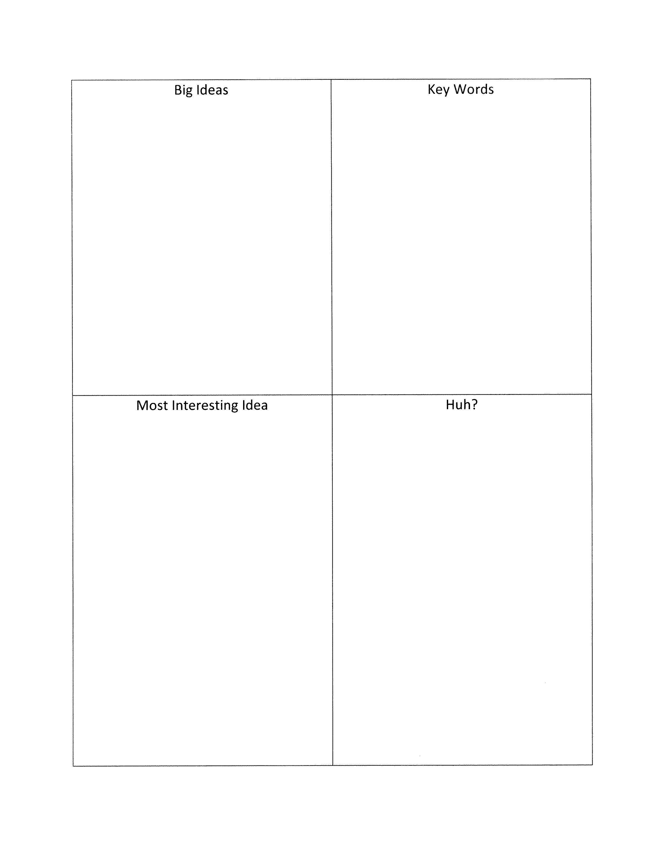 Create A Graphic Organizer In Word