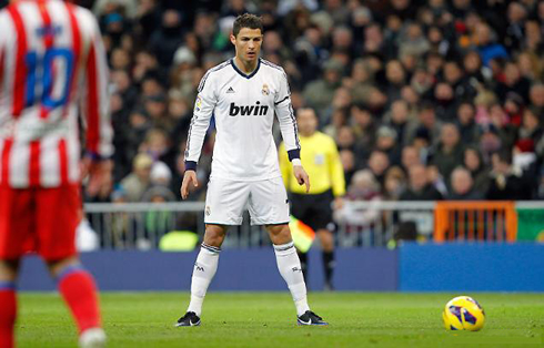 Cristiano Ronaldo Real Madrid Free Kick Stance