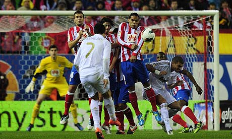 Cristiano Ronaldo Real Madrid Free Kick Stance