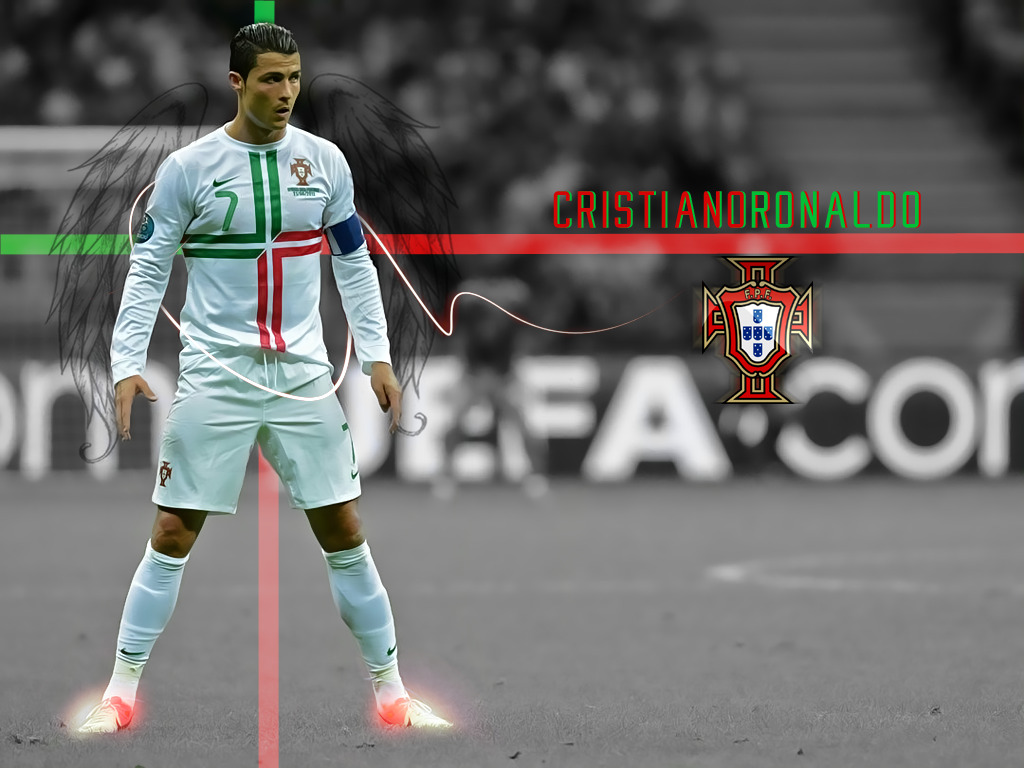 Cristiano Ronaldo Real Madrid Free Kick Wallpaper