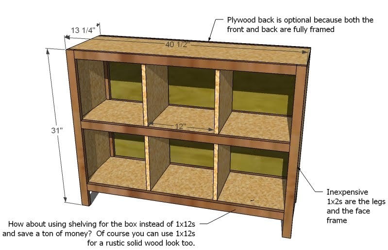 Cube Shelves With Baskets