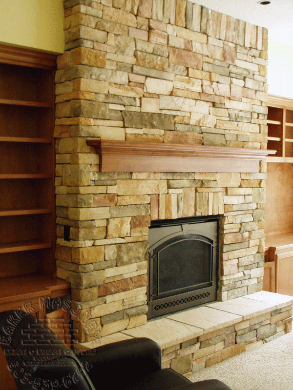 Cultured Stone Fireplace Ideas