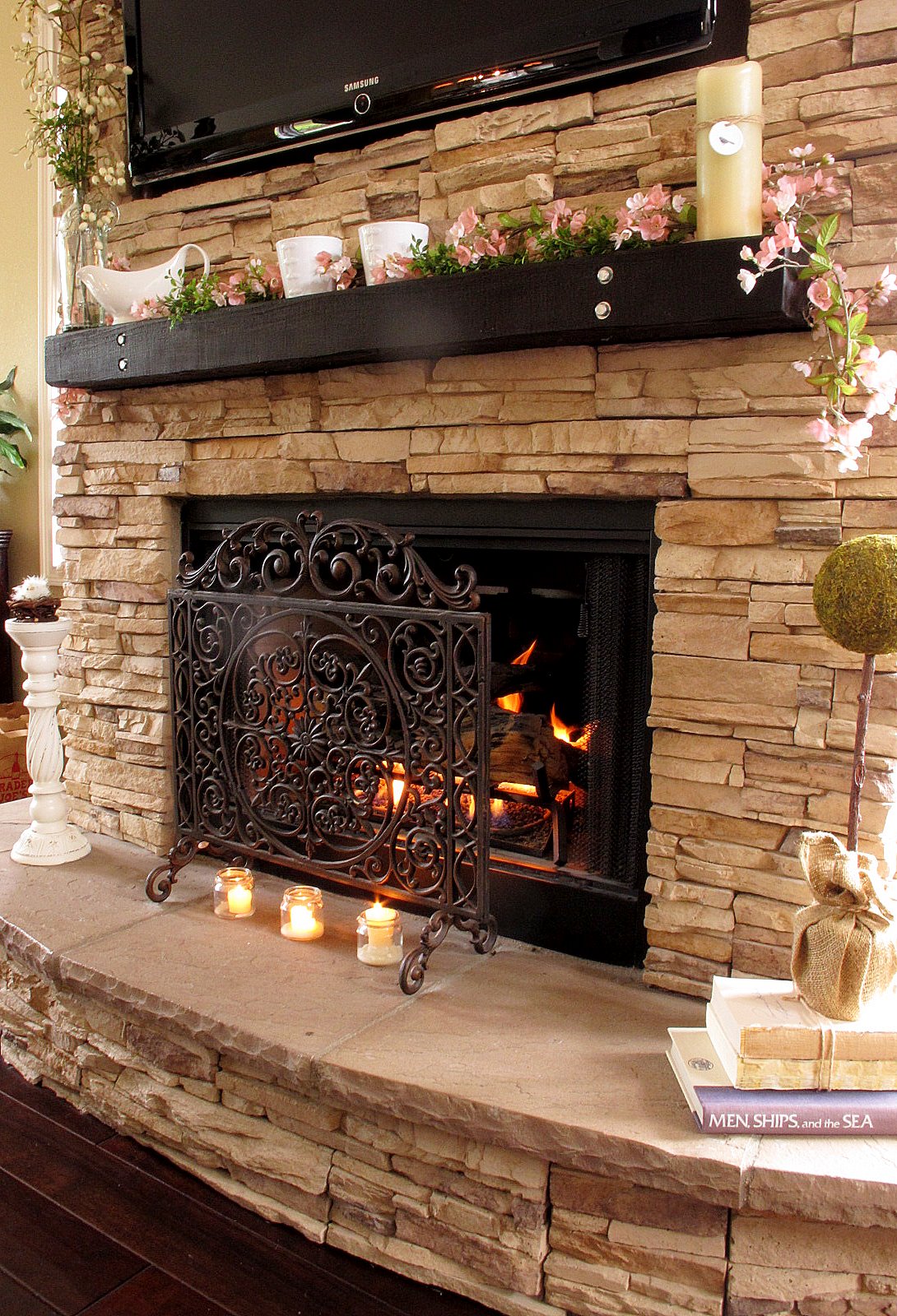 Cultured Stone Fireplace Pictures