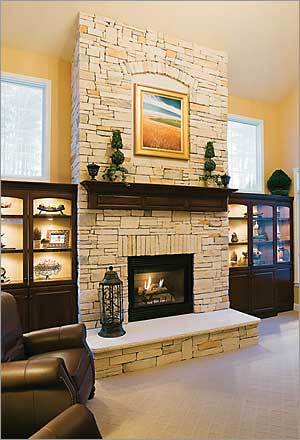 Cultured Stone Fireplace Pictures