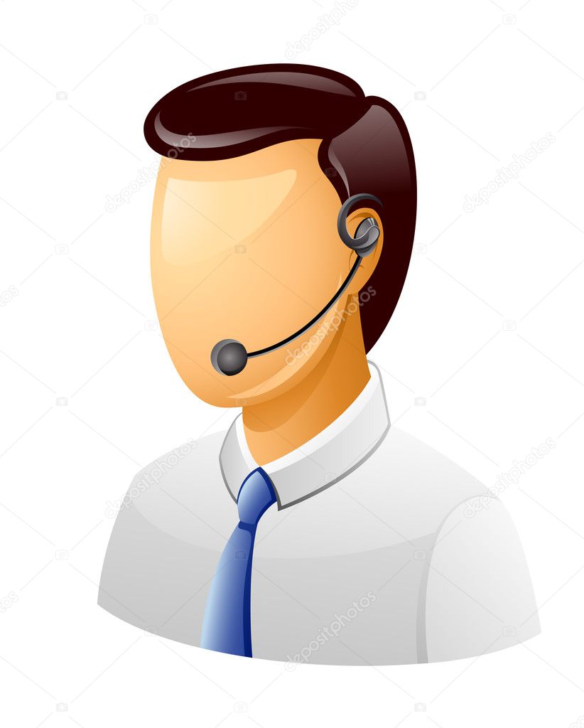 Customer Support Icon Vector