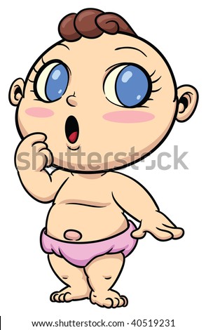 Cute Baby Girl Cartoon Pictures