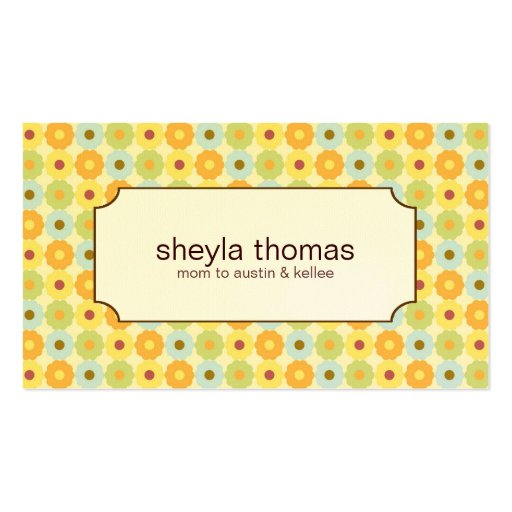 Cute Business Card Design Template