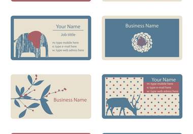 Cute Business Card Design Template