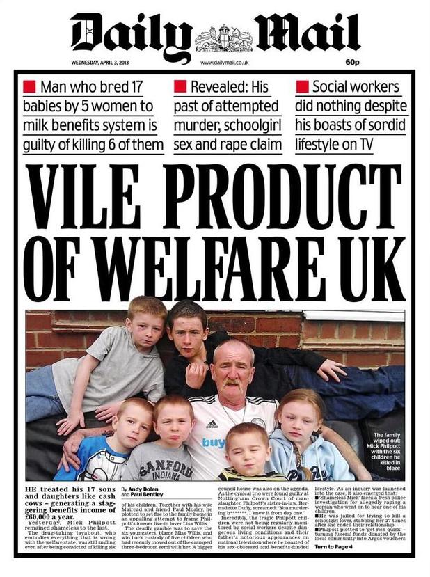 Daily Mail Front Page 2013