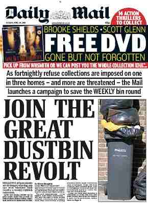 Daily Mail Front Page