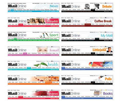 Daily Mail Newspaper Layout