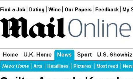 Daily Mail Online Uk Newspaper