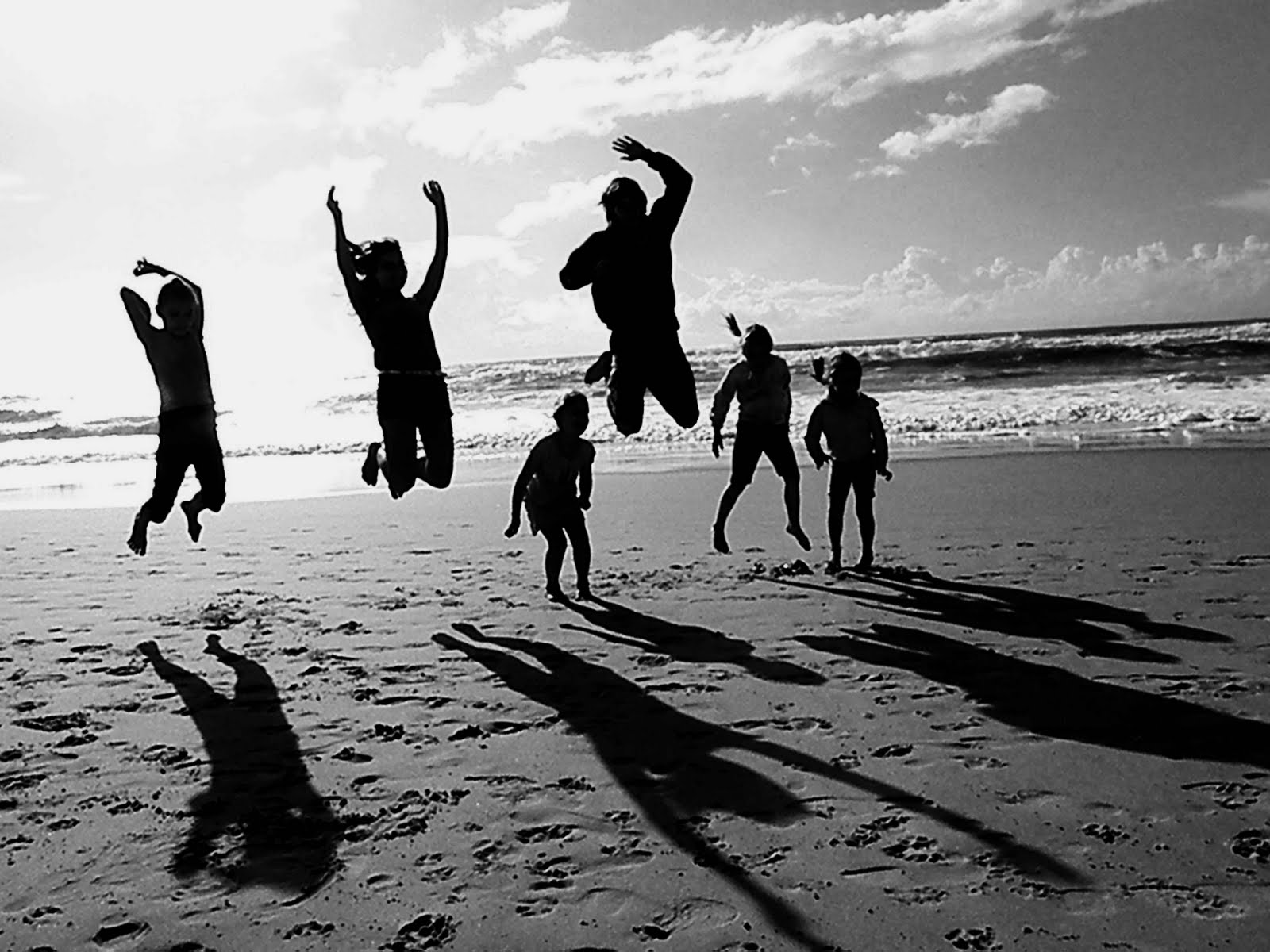 Dancer Silhouette Beach