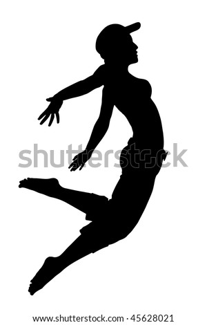 Dancer Silhouette Clip Art Leap