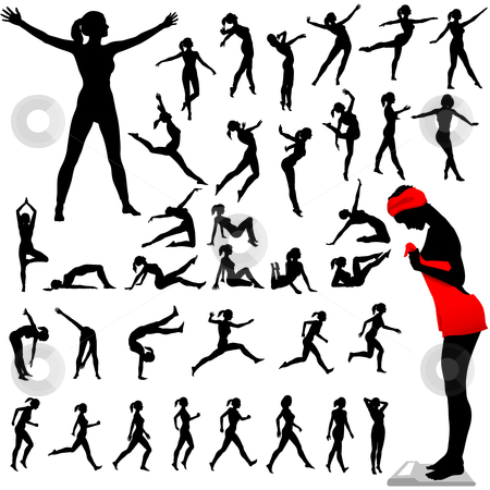 Dancer Silhouette Clip Art Leap