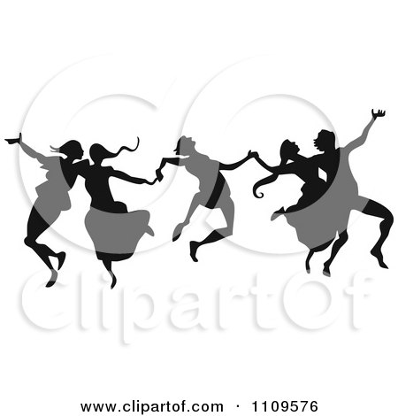 Dancer Silhouette Clip Art Leap