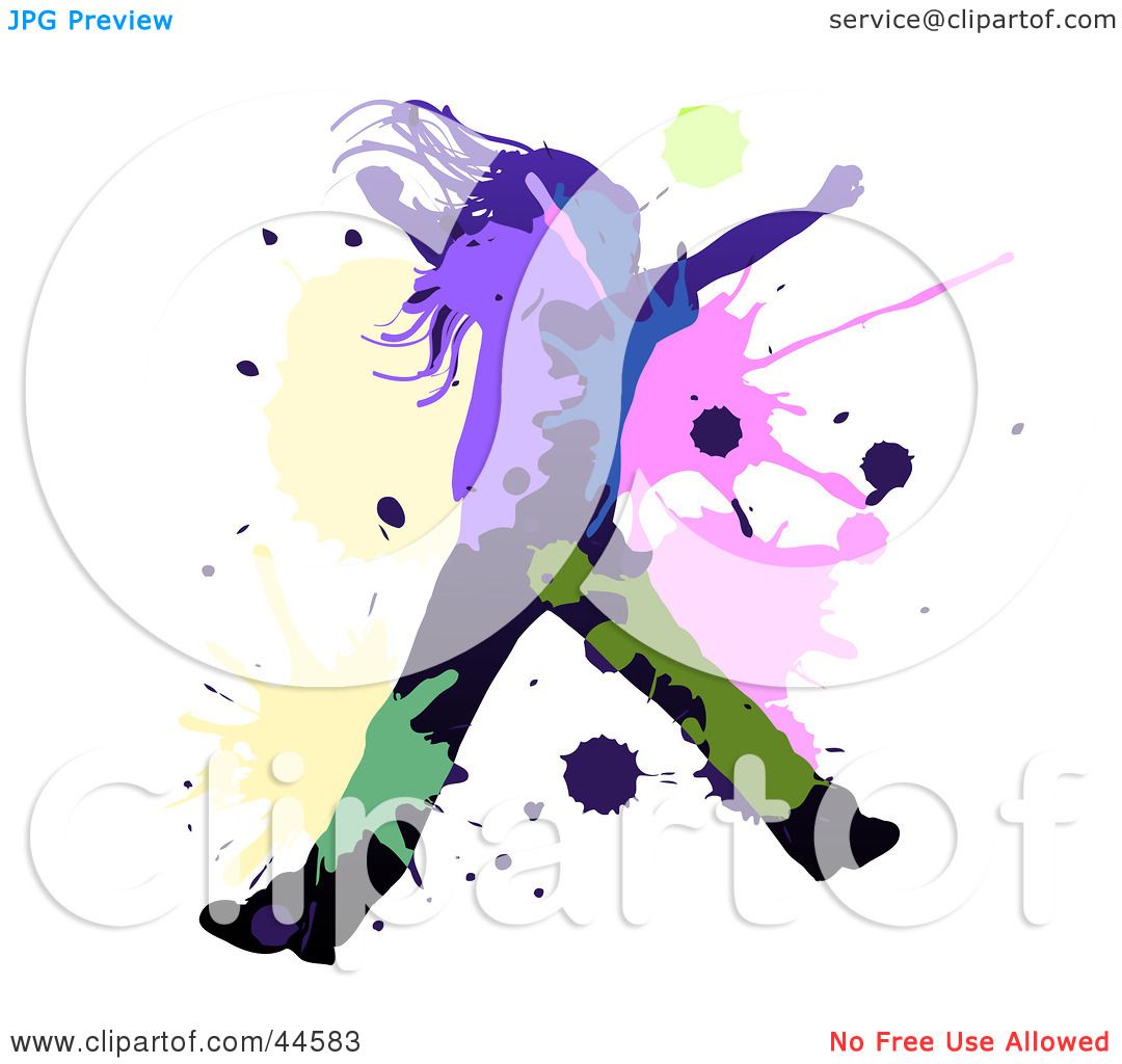 Dancer Silhouette Clip Art Leap