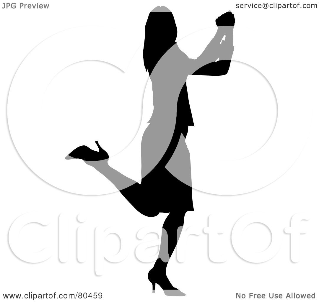 Dancer Silhouette Kick