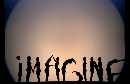 Dancer Silhouette Kick