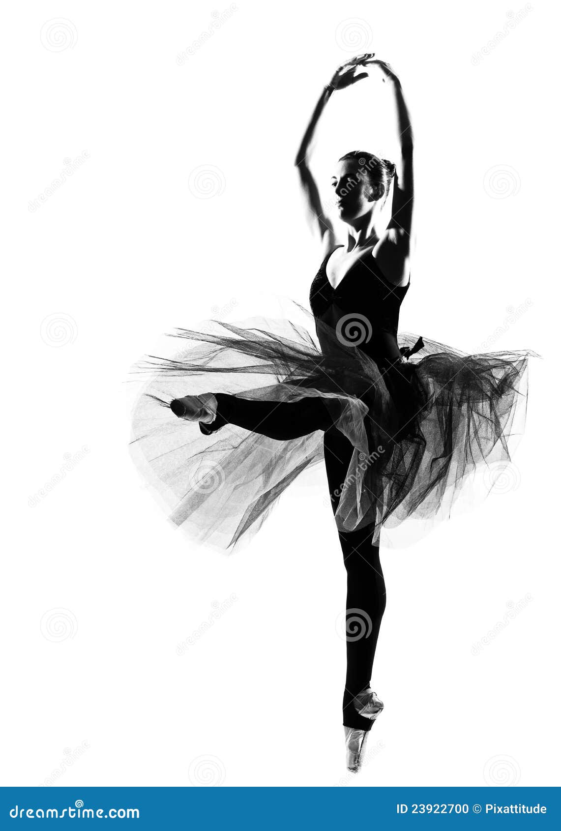 Dancer Silhouette Leap