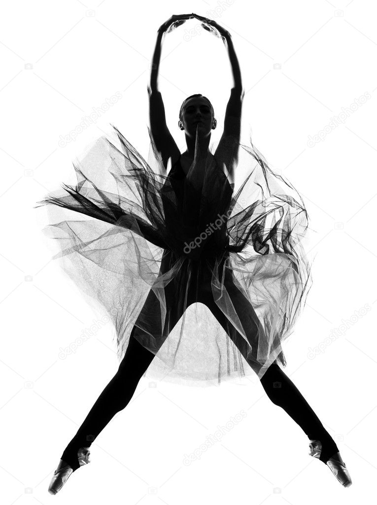 Dancer Silhouette Leap