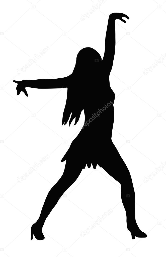 Dancer Silhouette Pose