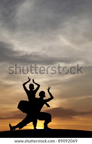 Dancer Silhouette Pose